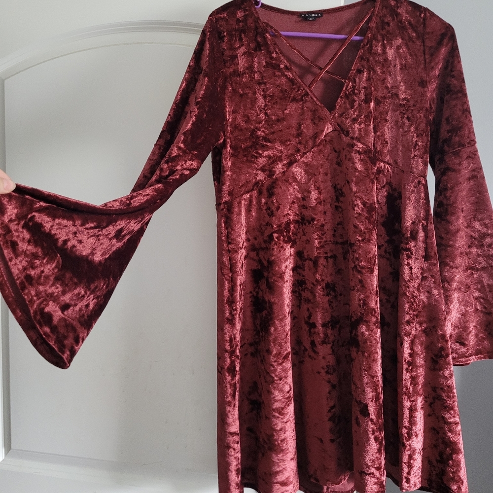 Witchy Suede Dress